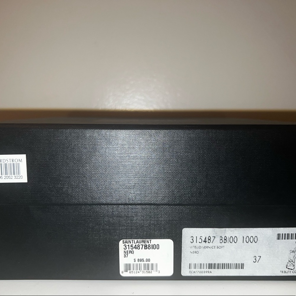 Saint Laurent Tribute Patent Platform Sandals - Picture 7 of 11